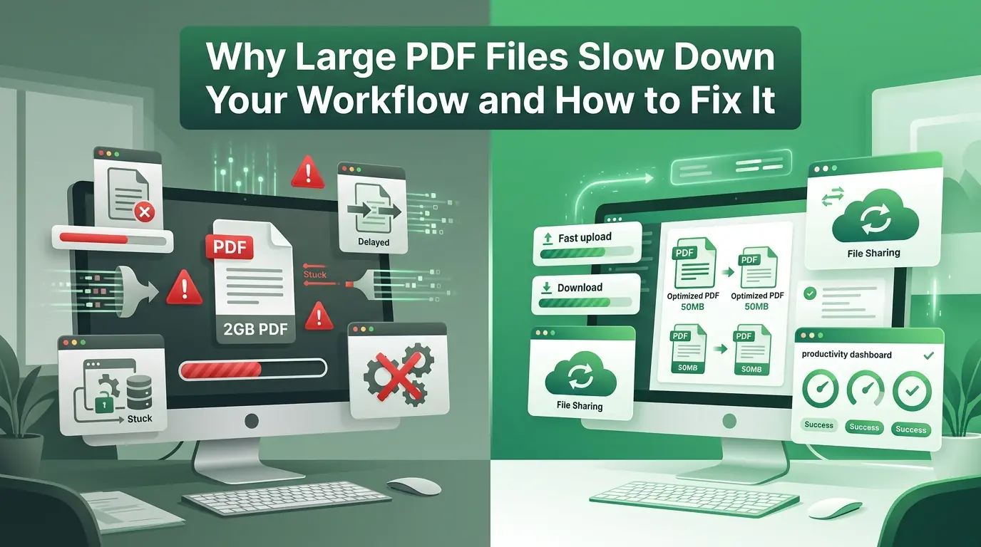 Why Large PDF Files Slow Down Your Workflow and How to Fix It