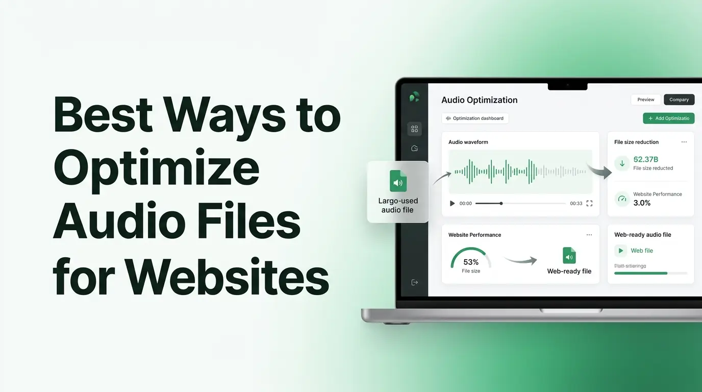 Best Ways to Optimize Audio Files for Websites
