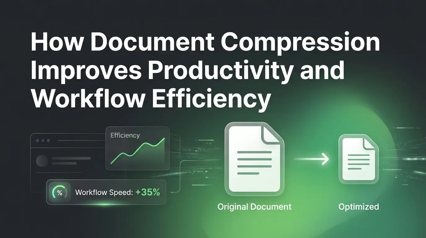 How Document Compression Improves Productivity and Workflow Efficiency