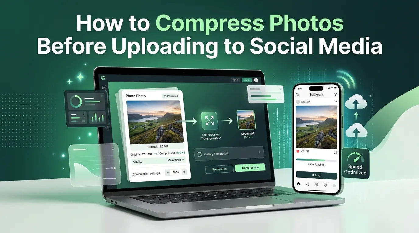How to Compress Photos Before Uploading to Social Media