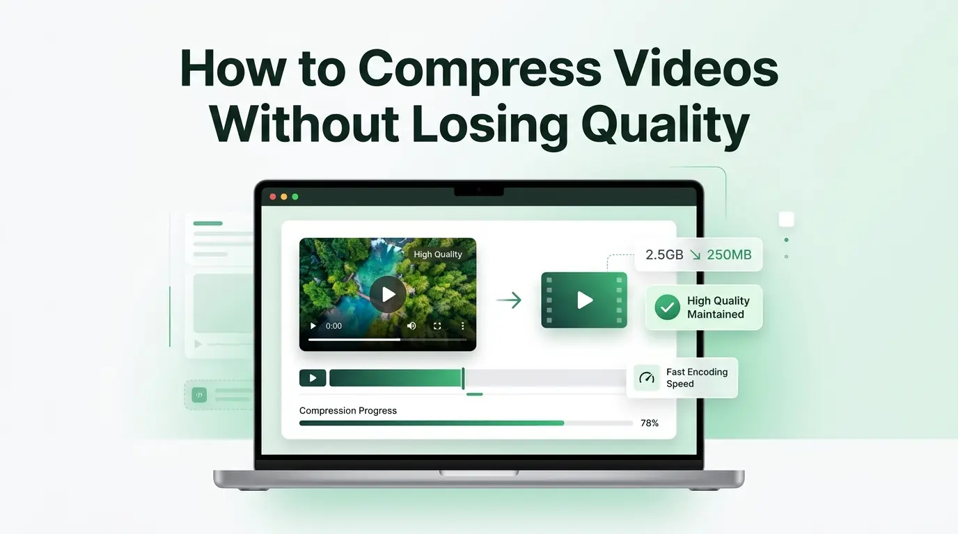 How to Compress Videos Without Losing Quality