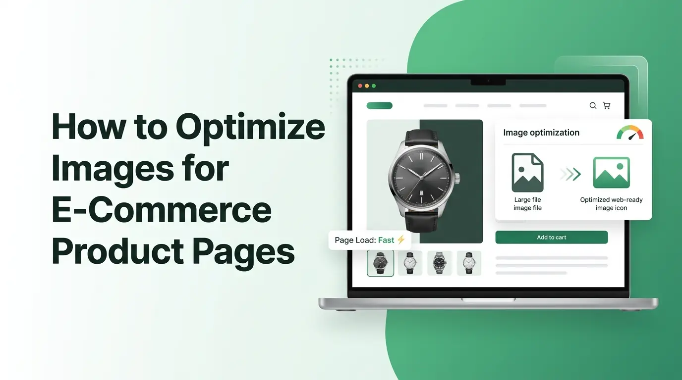 How to Optimize Images for E-Commerce Product Pages